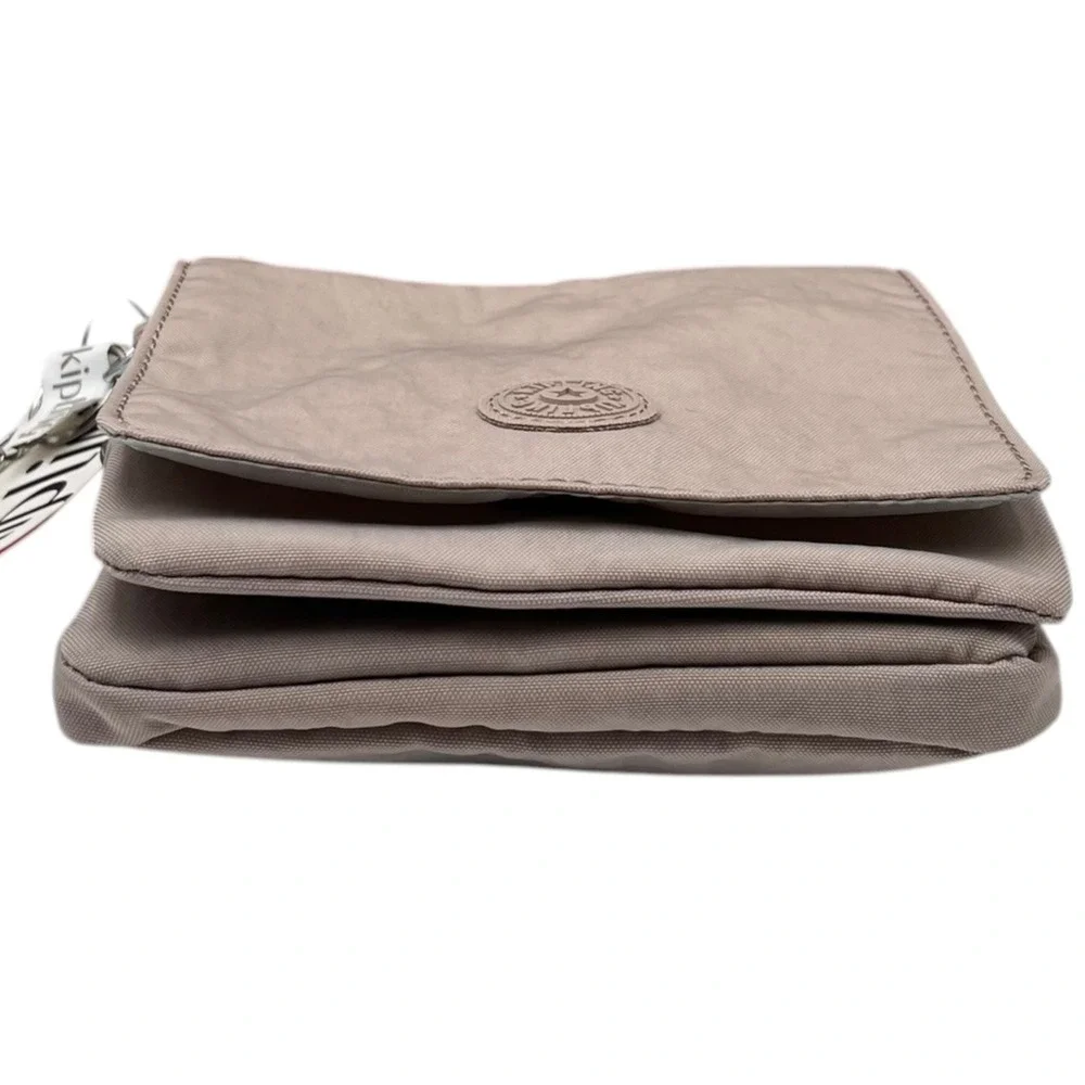 Kipling Eldorado Women's Small Nylon Crossbody Bag Tan Beige Water Resistant